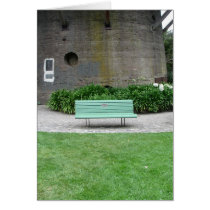 Park Bench Blank Card cards