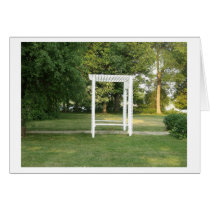 Park Bench Photo Card