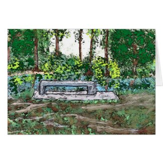 Park Bench: Solitude card