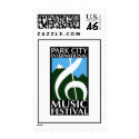 Park City Music Festival Logo Postage postage