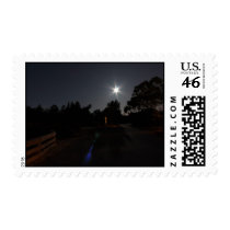Park Entrance at Night Postage Stamps