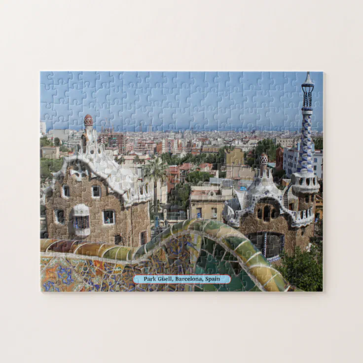 Park G Ell Barcelona Spain Jigsaw Puzzle Zazzle