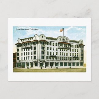 Park Hotel, Great Falls, Mont. postcard