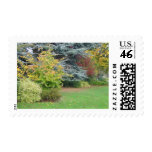 Park In Autumn Postage Stamp