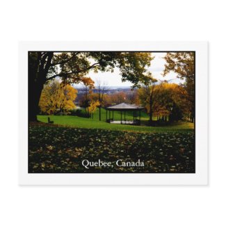 Park - Quebec, Canada postcard