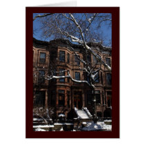 Park Slope, Brooklyn, NY Brownstone Greeting Card