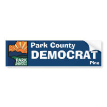 ParkCo Dem - Pine bumper stickers