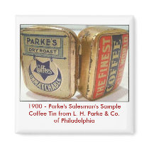 Parke's Coffee Tin. magnets by LHParkeCo Parke's Coffee Tin. magnets