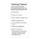 Parking Citation business cards by mrboma Parking Citation business cards