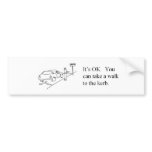 Parking Insult Bumper Sticker