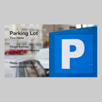 Parking Lot Business Card business cards