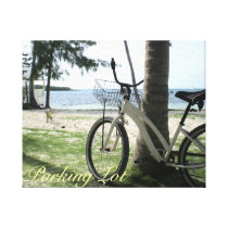 Parking Lot Stretched Canvas Prints