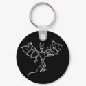 Parking Lot Demon Keychain