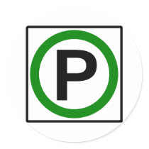 Parking Permitted Highway Sign stickers by wesleyowns Parking Permitted Highway Sign stickers