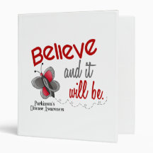 Parkinson’s Butterfly 2 Believe And It Will Be Binder