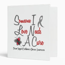 Parkinson’s Disease Butterfly 2 Needs A Cure Vinyl Binders