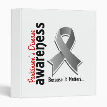 Parkinson's Disease Awareness 5 3 Ring Binder