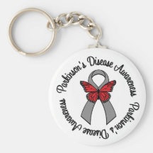 Parkinson's Disease Awareness Keychain