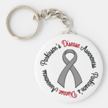 Parkinson's Disease Awareness Keychains