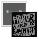 Parkinson's Disease BurnOut Fight Like a Girl buttons