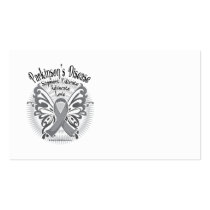 Parkinson's Disease Butterfly 3 business cards by fightcancertees Parkinson's Disease Butterfly 3 business cards