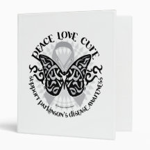 Parkinson's Disease Butterfly Tribal 2 Binders
