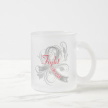 Parkinsons Disease Fight Like a Girl Flourish Coffee Mugs