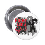 Parkinson's Disease Fight Like A Girl Grunge buttons