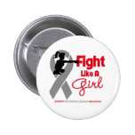 Parkinson's Disease Fight Like A Girl Knock Out buttons