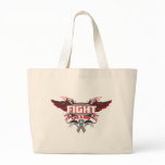 Parkinsons Disease Fight Like a Girl Wings.png Tote Bags