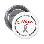 Parkinson's Disease HOPE Ribbon Pinback Button