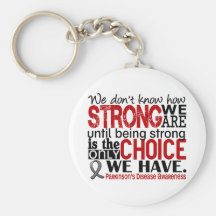 Parkinson's Disease How Strong We Are Key Chain