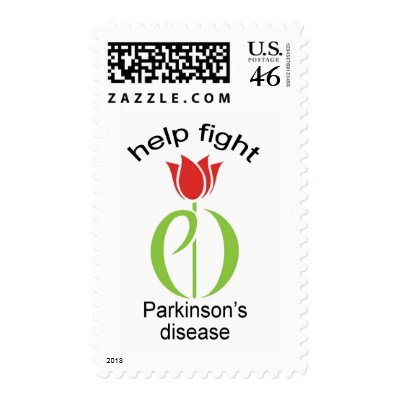 parkinson's disease, parkinsons disease, tulip, pd postage stamp