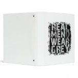 Parkinson's Disease Real Men Wear Grey Vinyl Binders