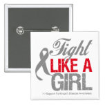 Parkinsons Disease Ribbon - Fight Like a Girl buttons