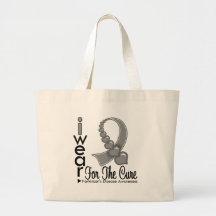 Parkinsons Disease Ribbon For The Cure Tote Bags