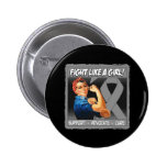 Parkinsons Disease Rosie Riveter FightLikeAGirl buttons