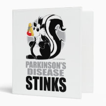 Parkinson's Disease Stinks Vinyl Binders
