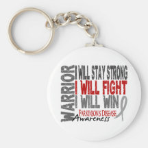 Parkinson's Disease Warrior Key Chains