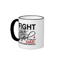 Parkinson's Fight Like A Girl Dad 11 Mug