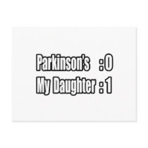Parkinson's Scoreboard (Daughter) postcards