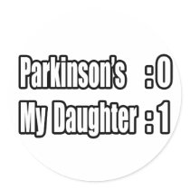 Parkinson's Scoreboard (Daughter) stickers