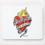 Parkinson's Tattoo Heart Mousepad