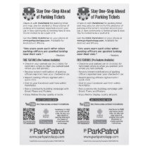 ParkPatrol Community Flyer