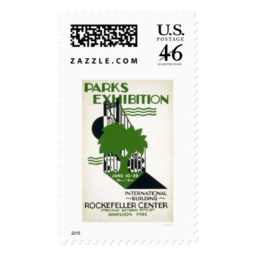 Parks Exhibition NYC 1937 WPA Stamps