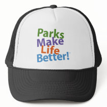 Parks Make Life Better! Official Logo Trucker Hat