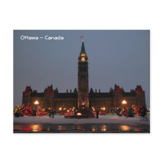 Parliament Buildings, Ottawa postcard