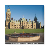 Parliament Buildings, Parliament Hill, Ottawa, Ont Refrigerator Magnets