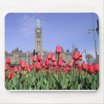 Parliament Hill & Tulips mousepads
