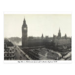 Parliament Square, Big Ben, London England 1904 Postcard